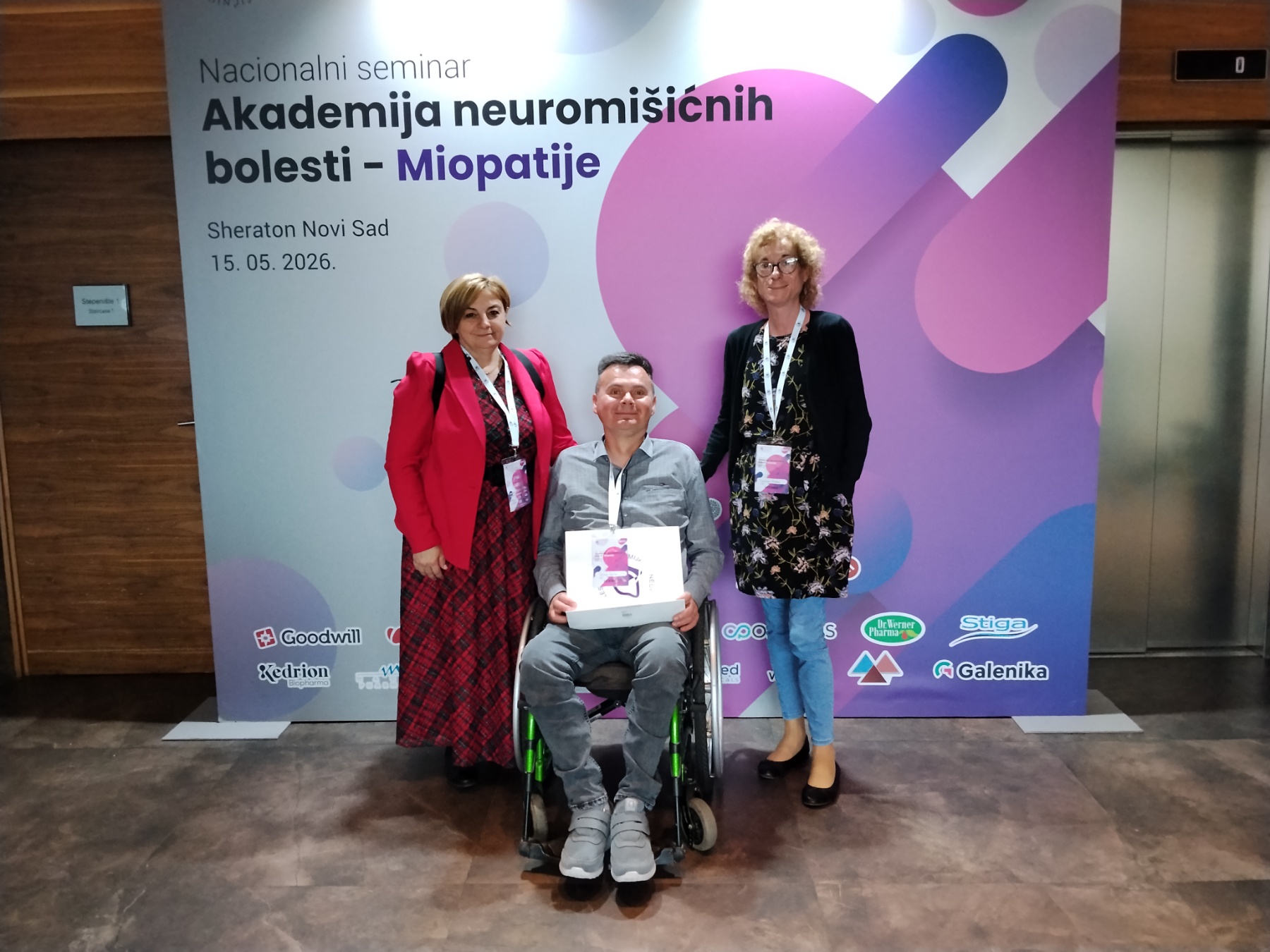 Predstavnici Udruženja na Akademiji neuromišićnih bolesti